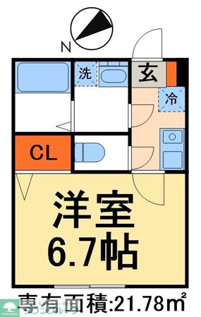 エスコート松戸新田の物件間取画像